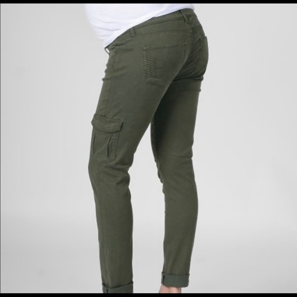 Paige Denim Layne Maternity Cargo Pants size 33 - Picture 2 of 7